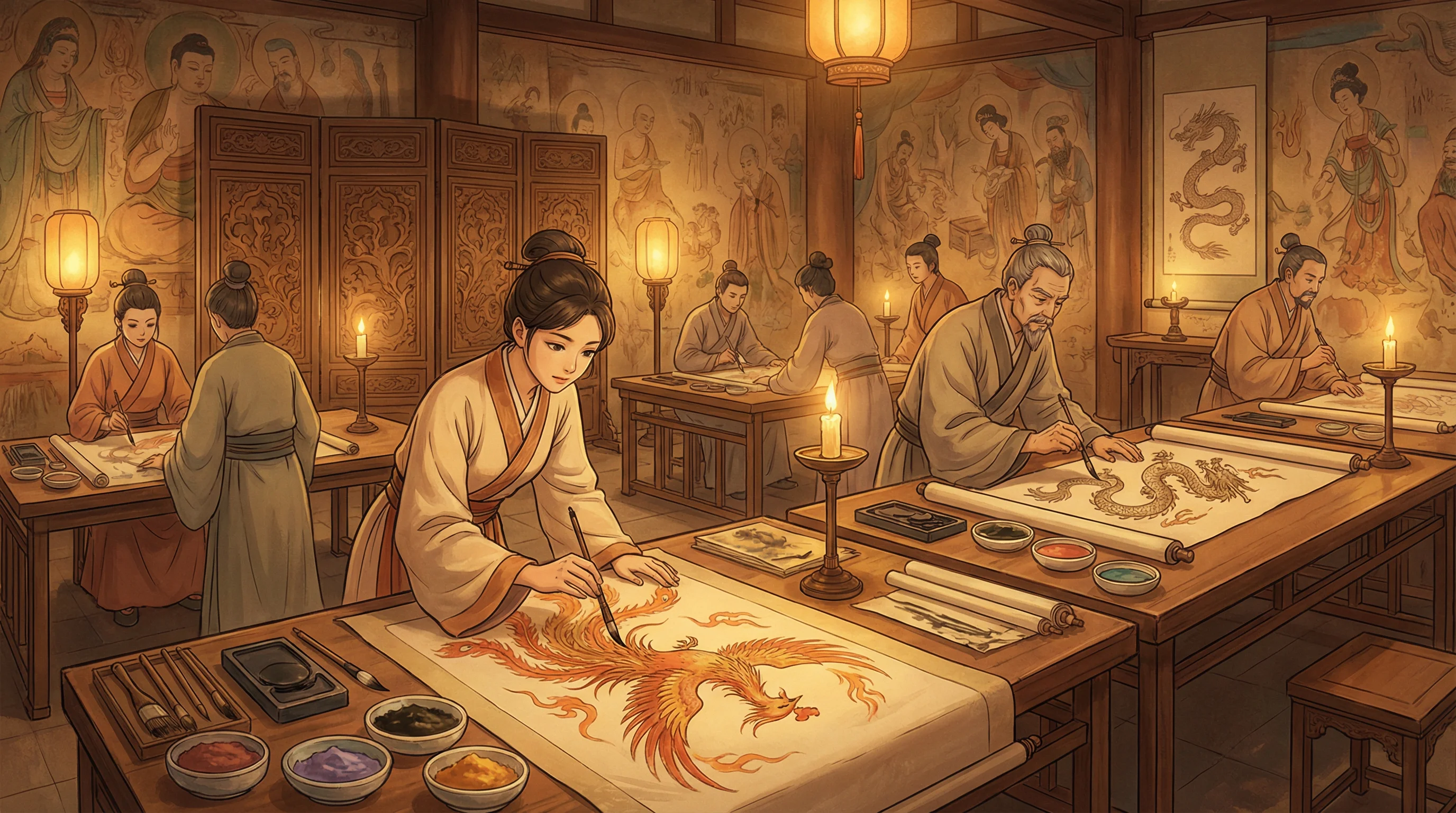 画师入驻 - 国内自产 视频 国风动漫画师